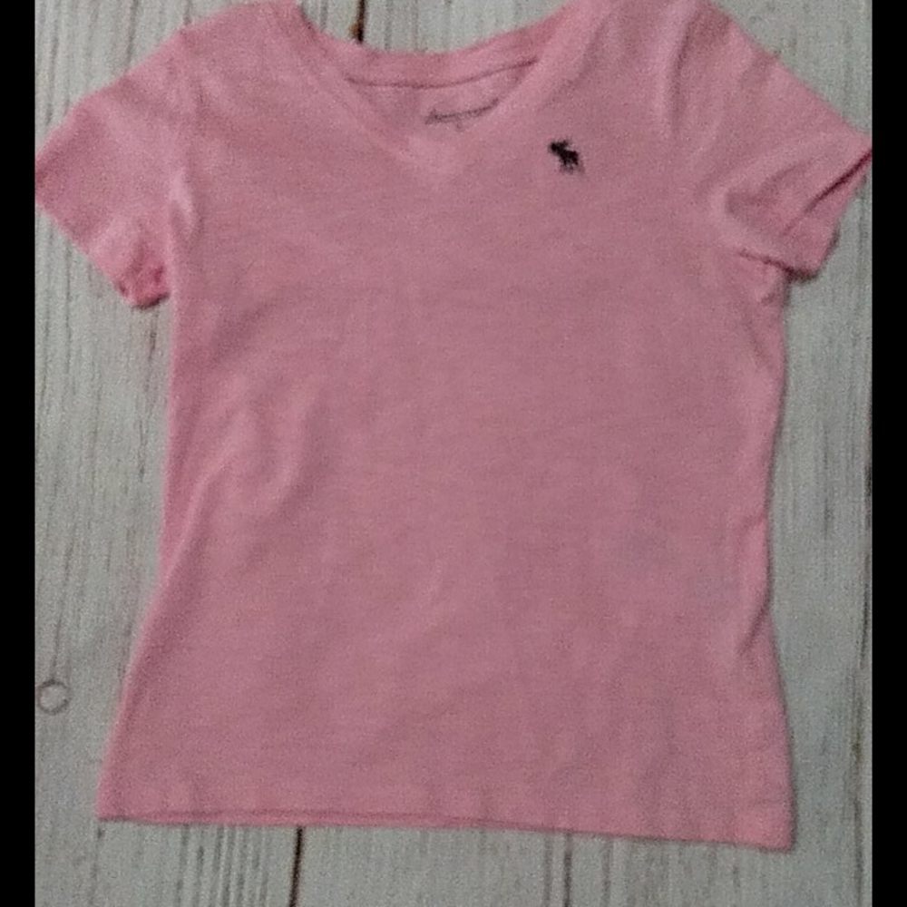 Pink A&F t-shirt 7/8 NWOT